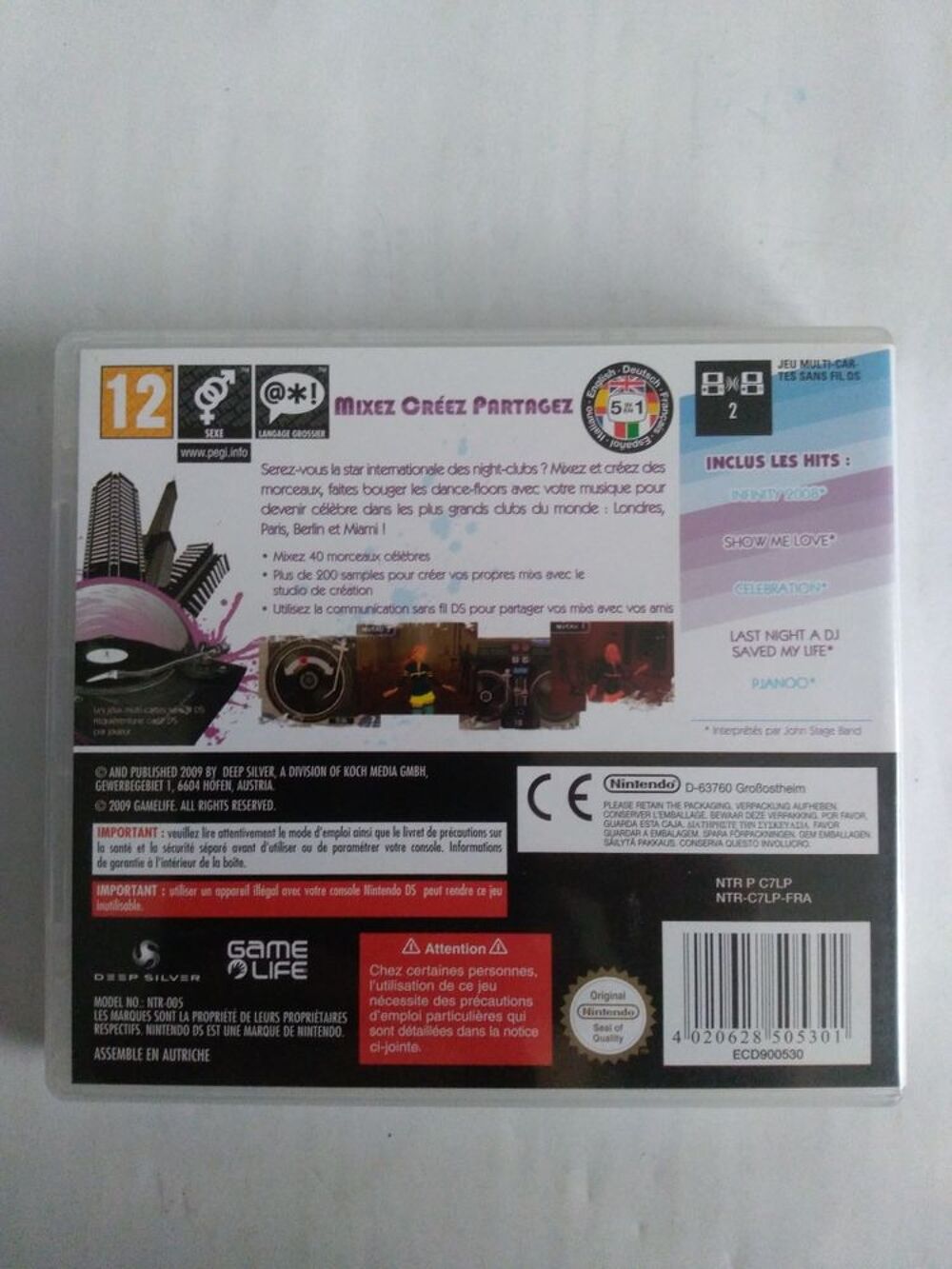 Jeu DS " DJ Star" Consoles et jeux vidéos