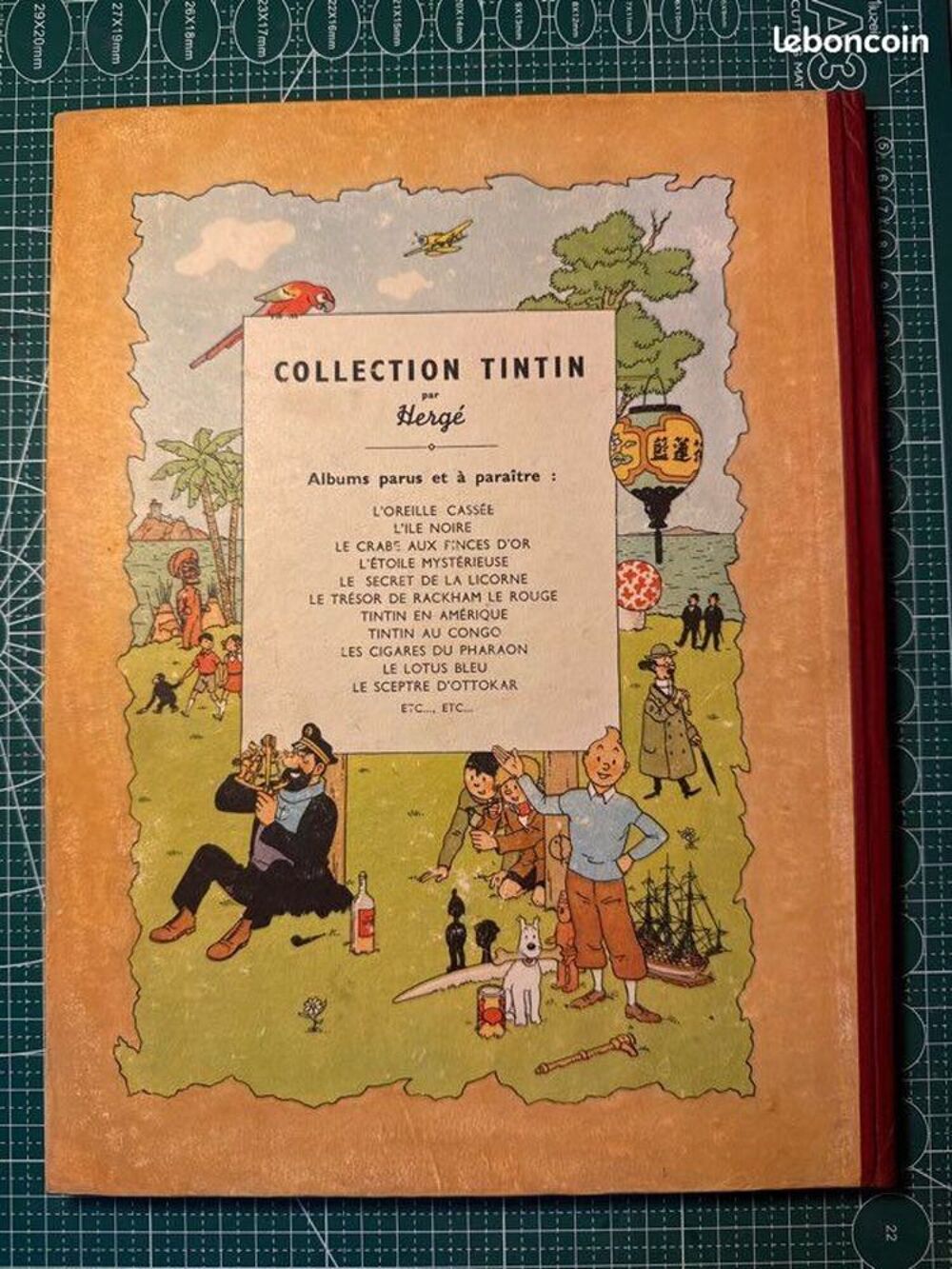 Le sceptre d'Ottokar - Tintin EO Couleurs B1-TTBE Livres et BD