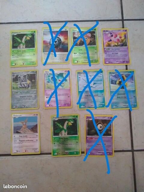 Cartes pokemon trésors mystérieux 2 Talence (33)