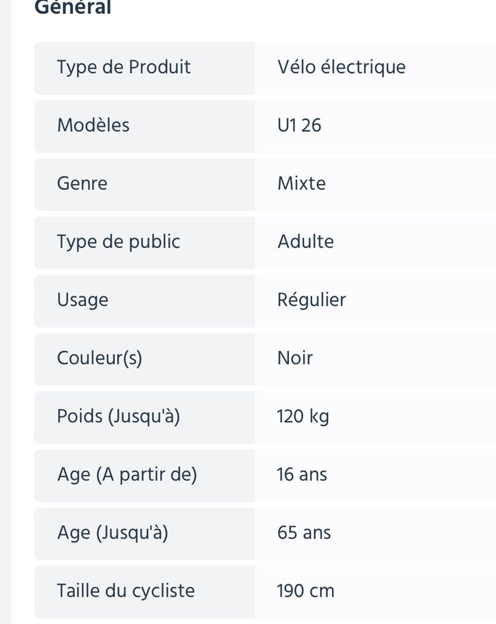 VTT &Eacute;LECTRIQUE PARFAIT &Eacute;TAT Vélos