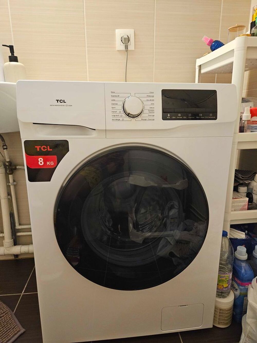Lave linge TCL 8kg Electroménager