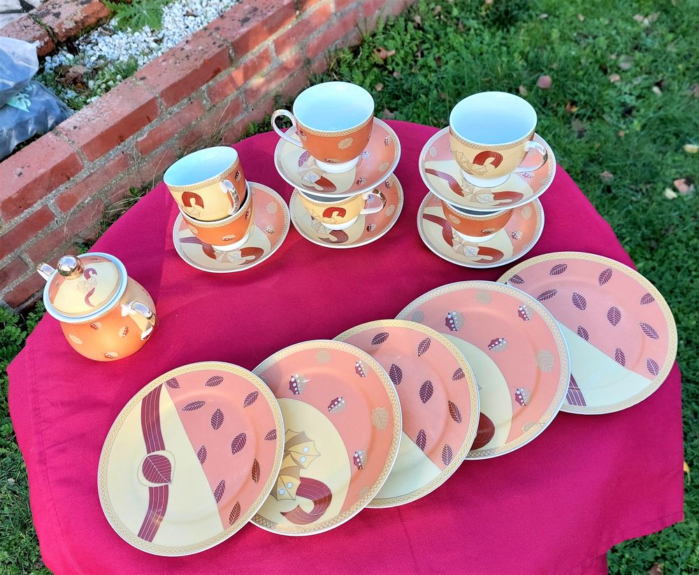 assiettes dessert + service &agrave; caf&eacute; [VOIR descriptif] Cuisine