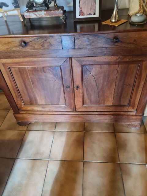 Bahut style Louis Philippe 2 portes 2 tiroirs 200 Vicq-Exemplet (36)