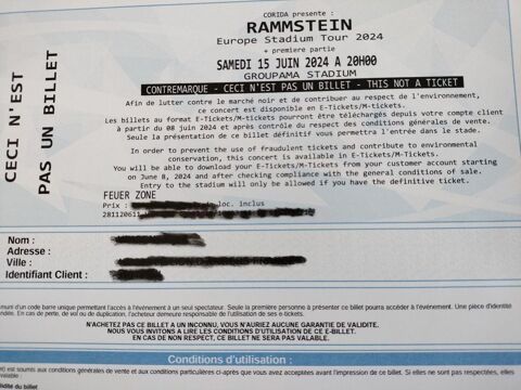   Concert de Rammstein  