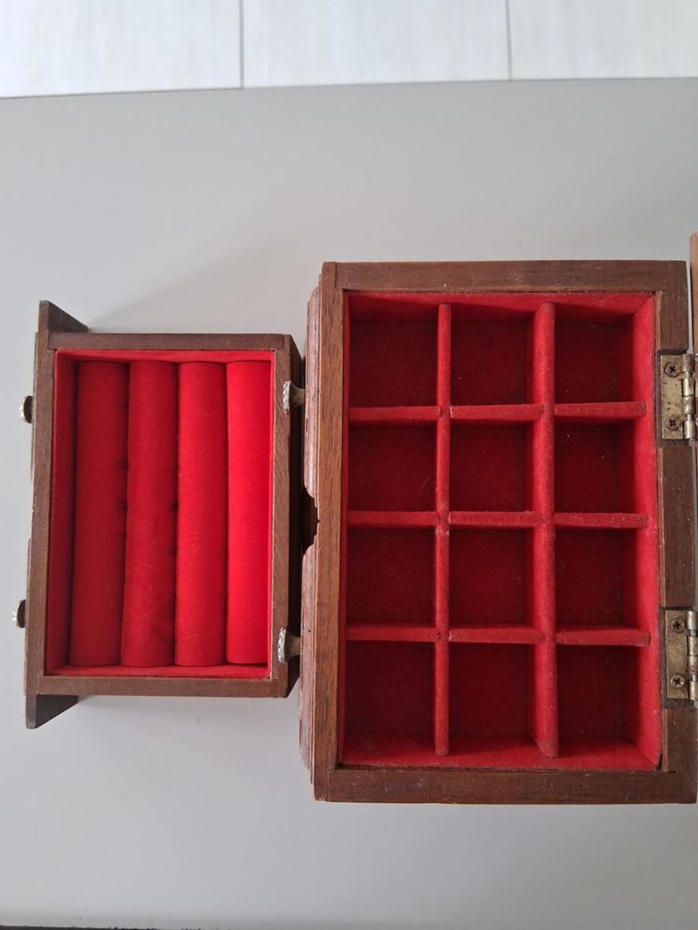 Coffret &agrave; bijoux en bois Décoration
