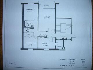  Appartement  vendre 3 pices 62 m