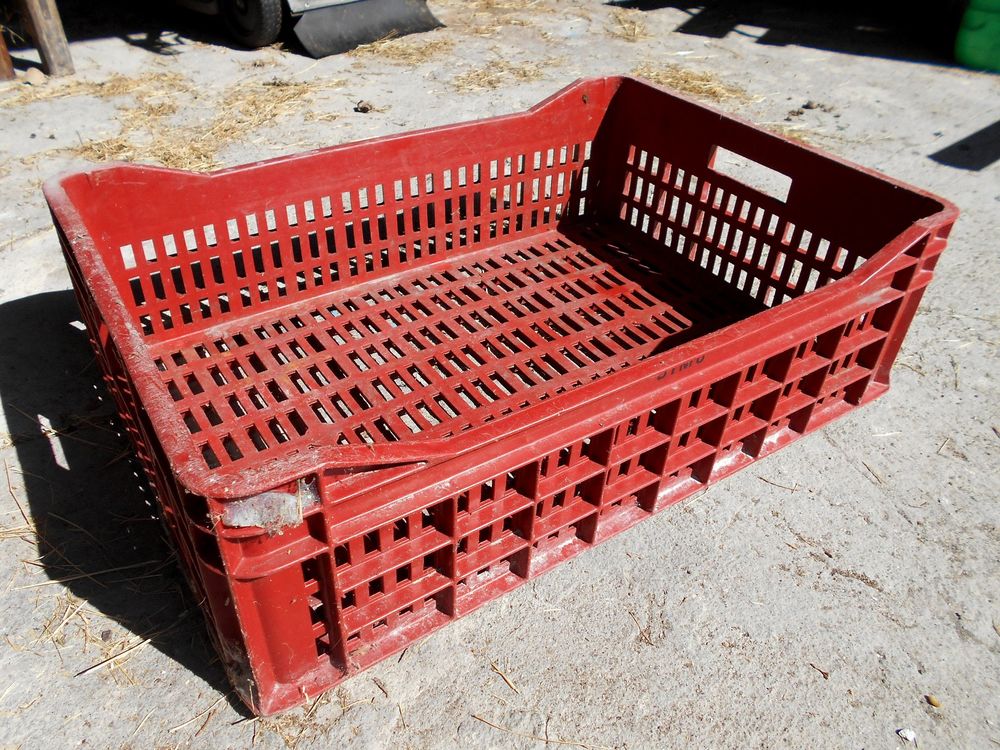 bac casier de rangement rouge solide Bricolage