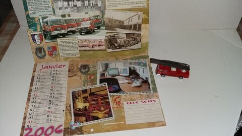 1 calendrier de pompier et un camion miniature               3 Saumur (49)
