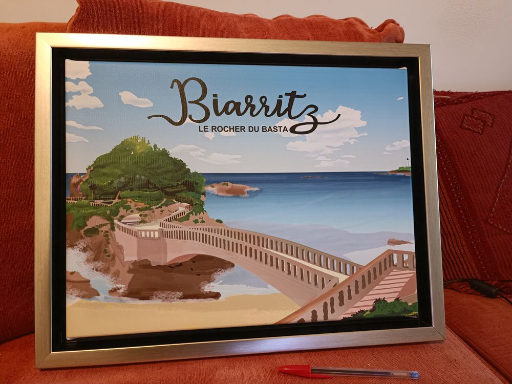 Tableau Biarritz Décoration