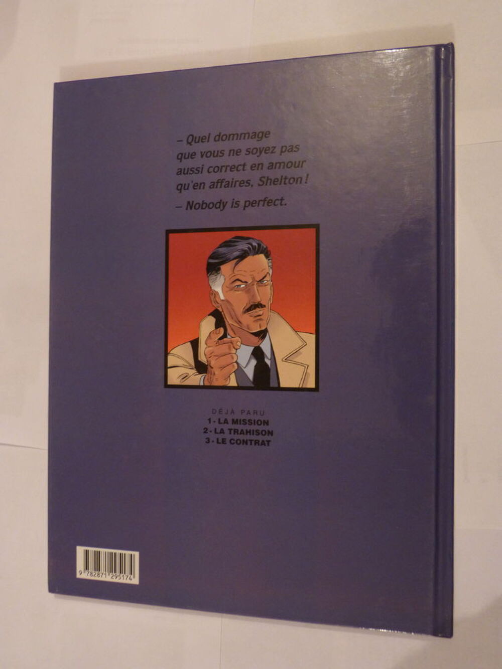  BD WAYNE SHELTON N&deg; 3 LE CONTRAT &eacute;dition originale Livres et BD