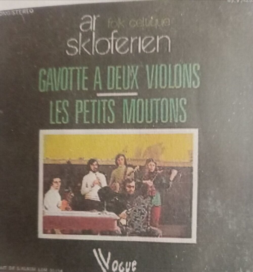 BRETAGNE / 4 X DISQUES VYNIL 45 TOURS / CD et vinyles
