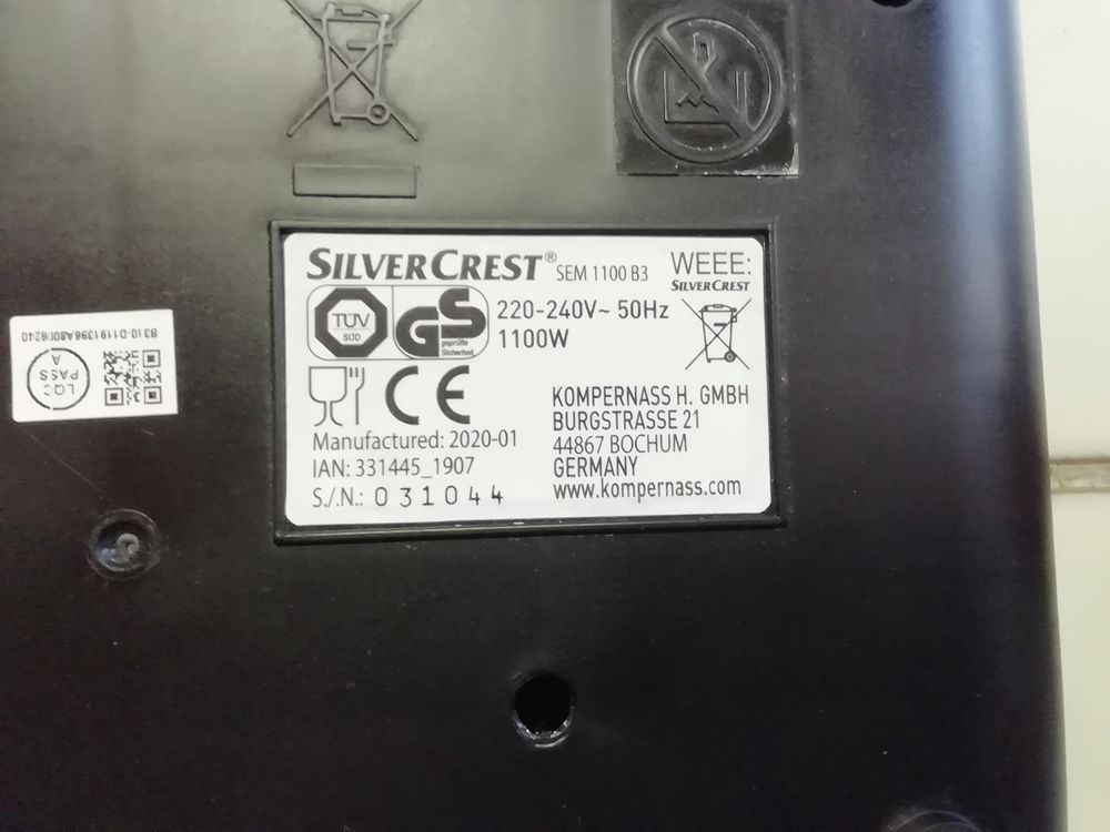 Pi&egrave;ces d&eacute;tach&eacute;es cafeti&egrave;re expresso Silvercrest Electroménager
