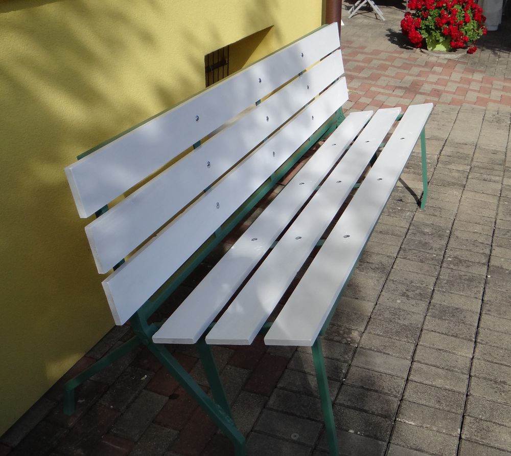 banc Bois r&eacute;nov&eacute; Jardin