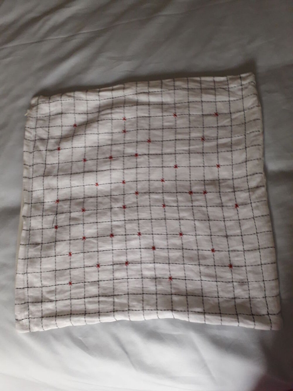 Lot de 3 coussins en tweed (+ taies offerts) Décoration