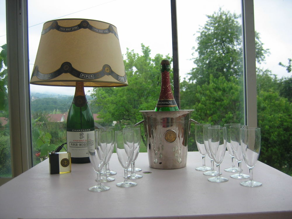 PIPER : 24 Fl&ucirc;tes + Lampe + Plateau+ Seau Champagne&amp;Etui Dcoration