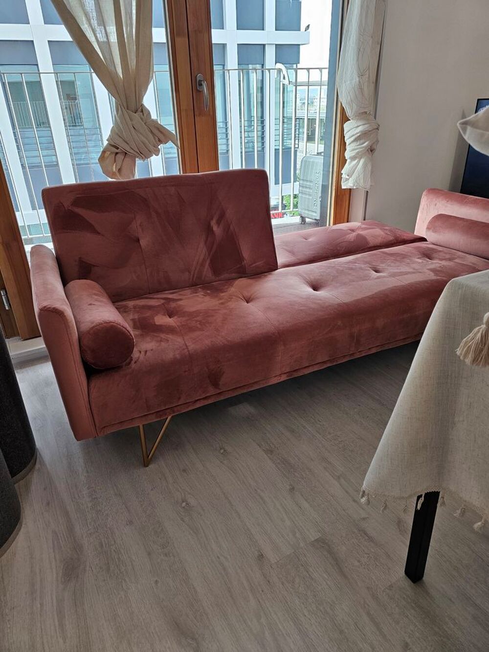 Canap&eacute; Inclinable 3 Places en Velours Jehrd
Meubles