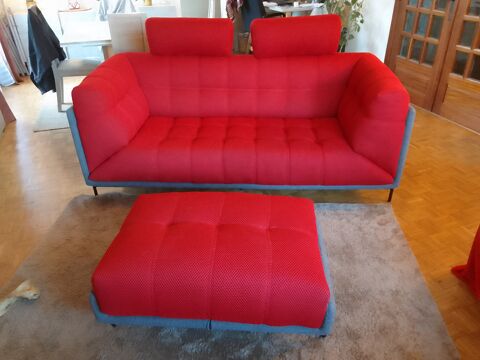 Canap 3 places + pouf nid d abeille 3200 La Grand-Croix (42)