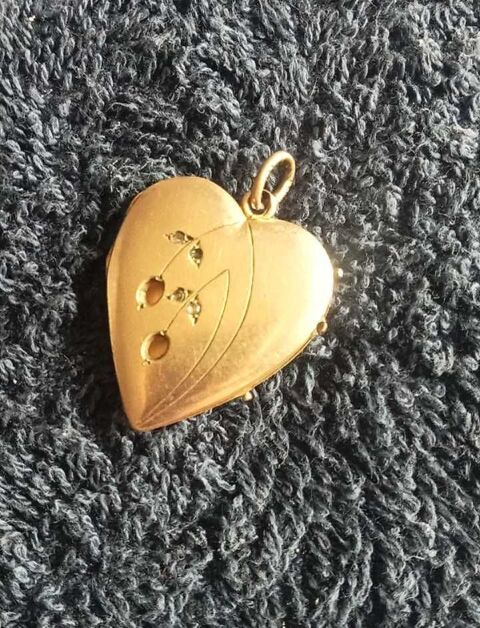 Pendentif coeur plaqu or 13 Plrin (22)