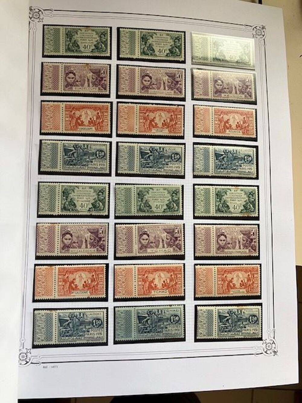 timbres anciennes colonies 