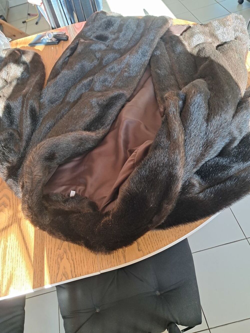Manteau en fausse fourrure Vêtements