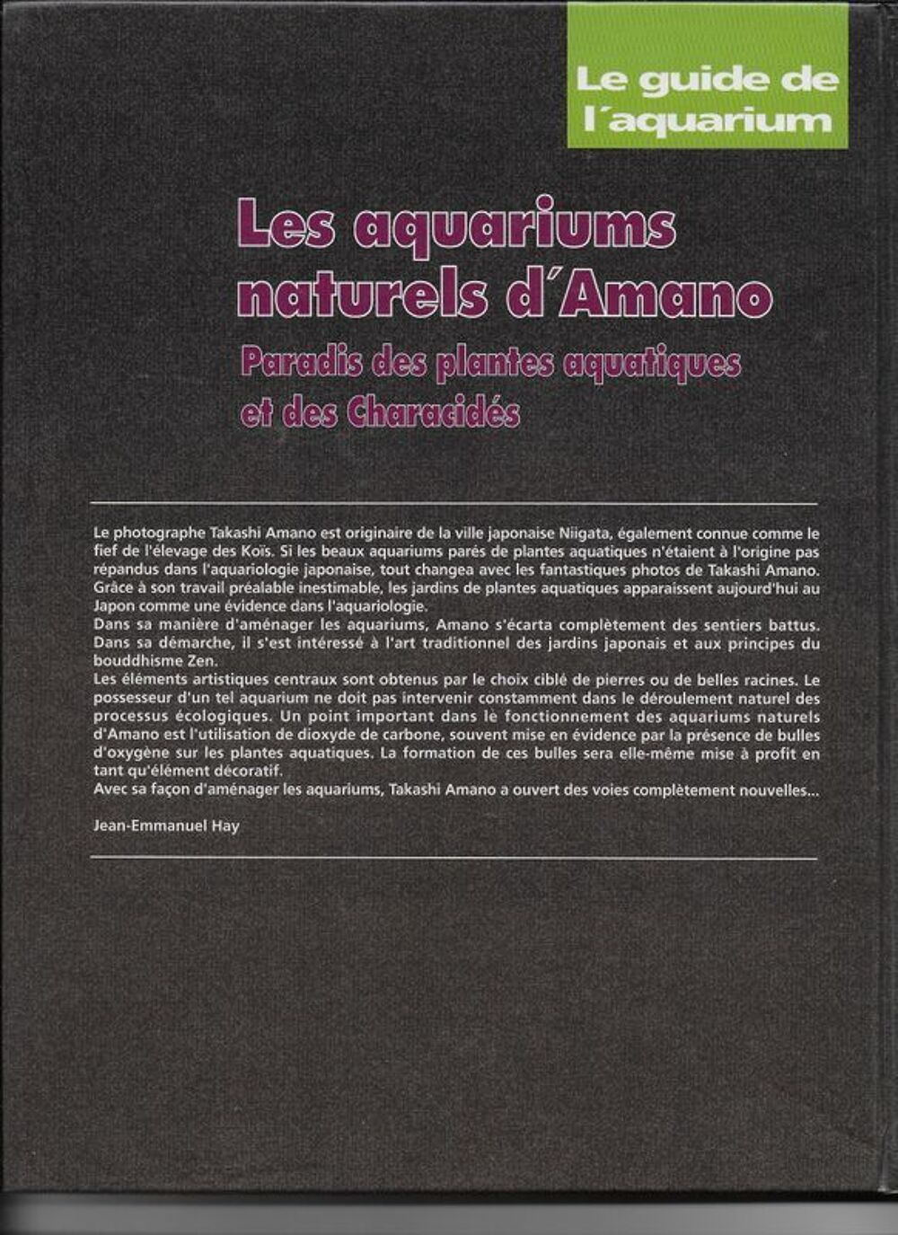 Les aquariums naturels d'Amano - ISBN 2-912910-00-5 Bricolage
