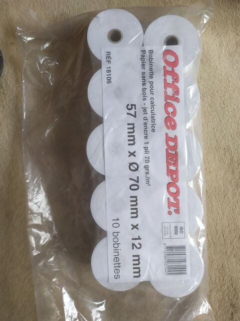   RUBAN PAPIER .. pour  machine a calculer 4 Armenti�res (59)