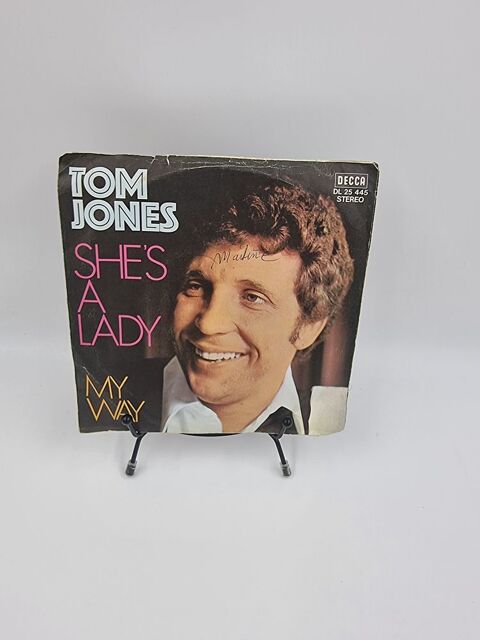 Vinyle 45 tours Tom Jones : She's a Lady / My Way  2 Vulbens (74)