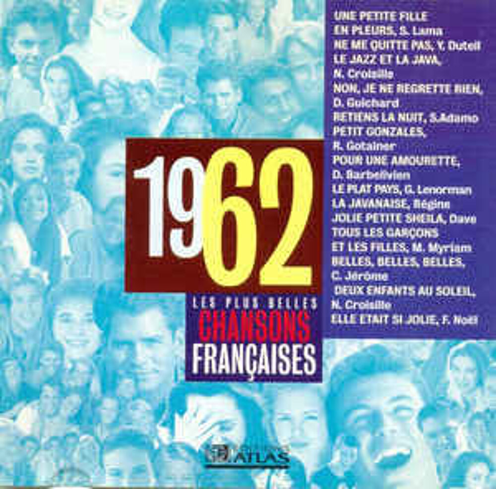 cd Les Plus Belles Chansons Fran&ccedil;aises - 1962 CD et vinyles