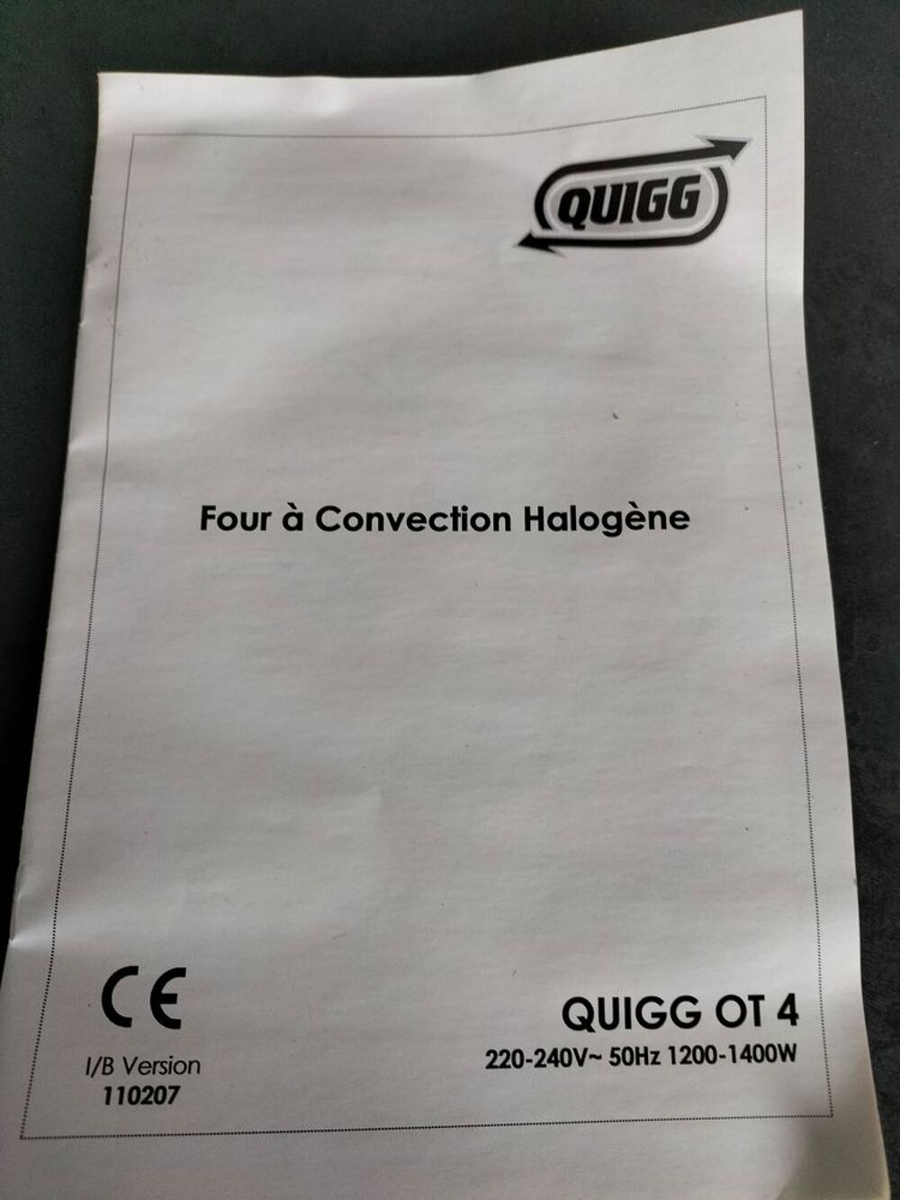 Four a convection halog&egrave;ne Electroménager