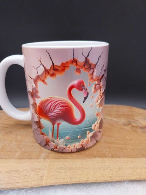Mug personnalisé flamand rose 10 Saint-Loup-sur-Semouse (70)