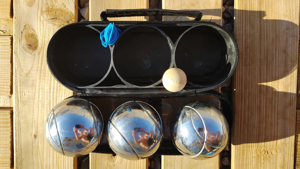 Set de P&eacute;tanque 6 Pi&egrave;ces Sacoche Verte, ou Noire Sports