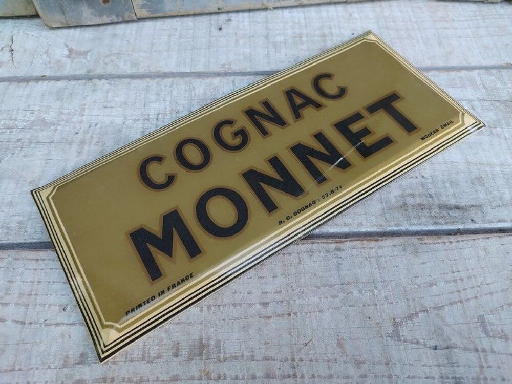 Ancien Glacoide Publicitaire Cognac Monnet Charente 