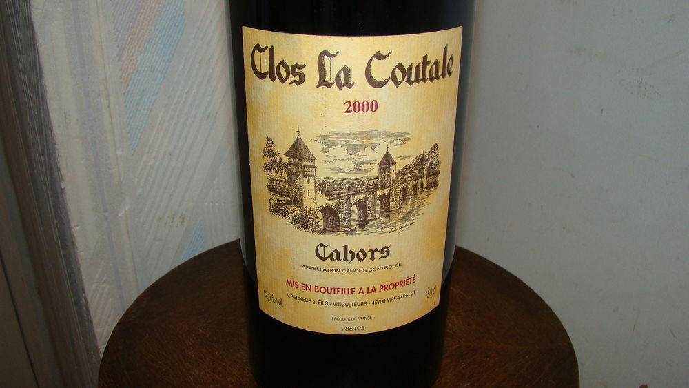 Magnum Clos La Coutale Cahors 2000 