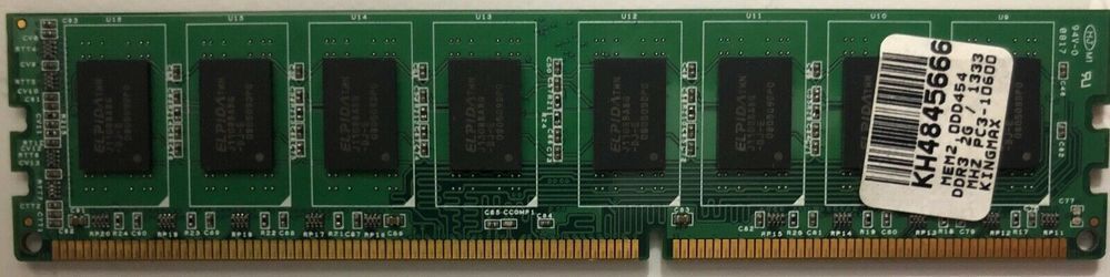 Kingmax Elpida 2GO DDR3 PC3-10600 1333MHz FLFE85F-B8EE9-EEES Matériel informatique