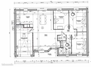 Maison � louer 5 pi�ces 88 m� Roussac
