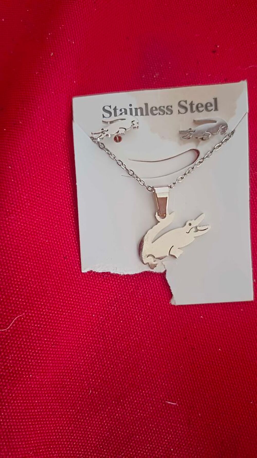 boucles d'oreilles alligator Bijoux et montres