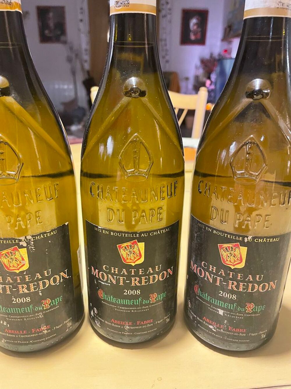 1 BT CNDP Mont-Redon Blanc 2008 Abeille-Fabre Cuisine