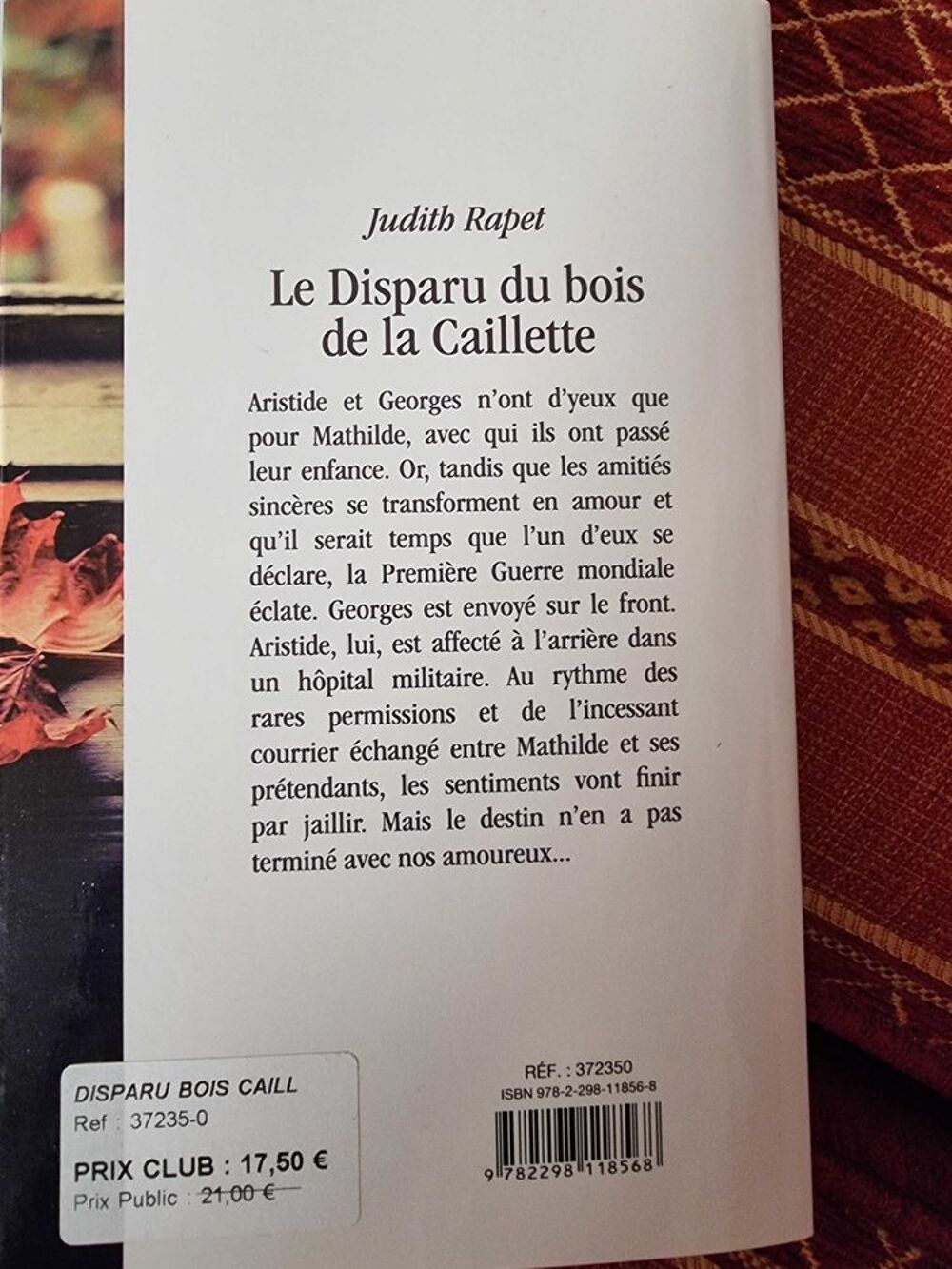 Livre de Judith Rapet Livres et BD