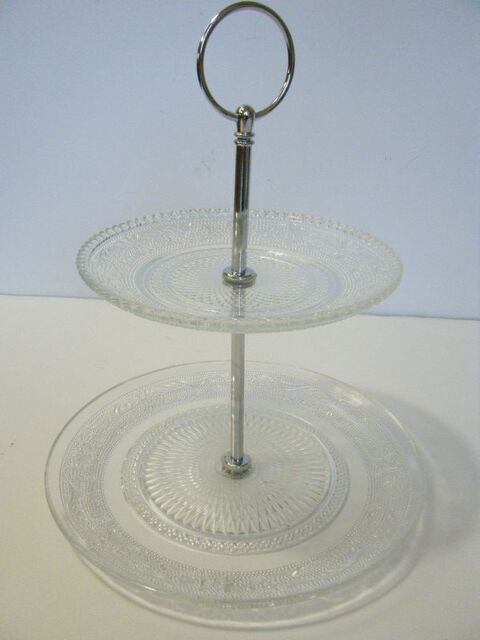 PRESENTOIR 2 PLATEAUX SERVICE BISCUITS 10 La Celle-sur-Morin (77)