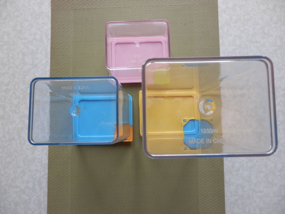 LOT DE 3 BOITES Cuisine