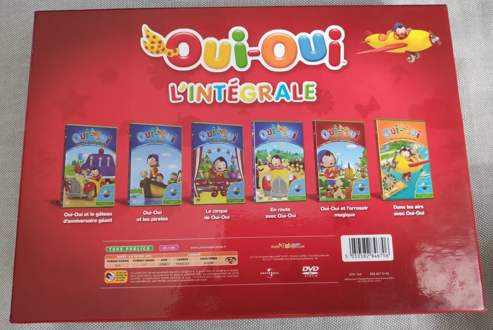 Coffret DVD L'int&eacute;grale de Oui-Oui DVD et blu-ray
