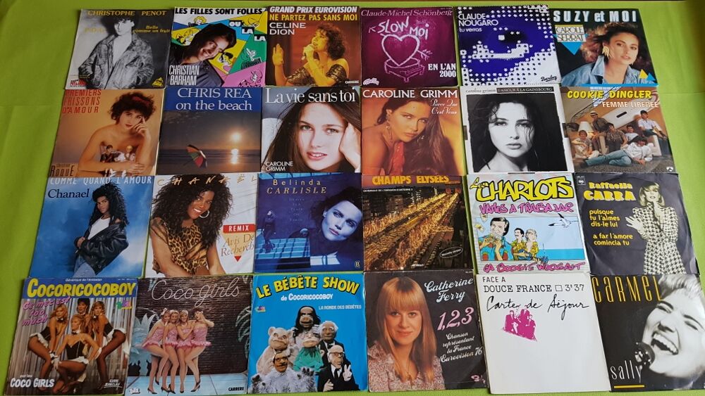 LES 45T PHOTO 21 CD et vinyles