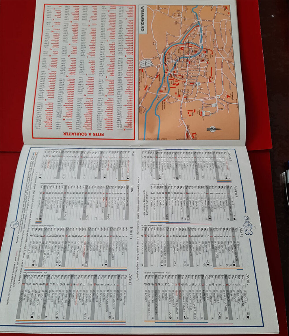 3 Almanachs facteur ann&eacute;es 2000 / Calendriers 