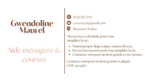 Je suis &agrave; la recherche ayant besoin d'une aide m&eacute;nag&egrave;re 0 22560 Pleumeur-bodou