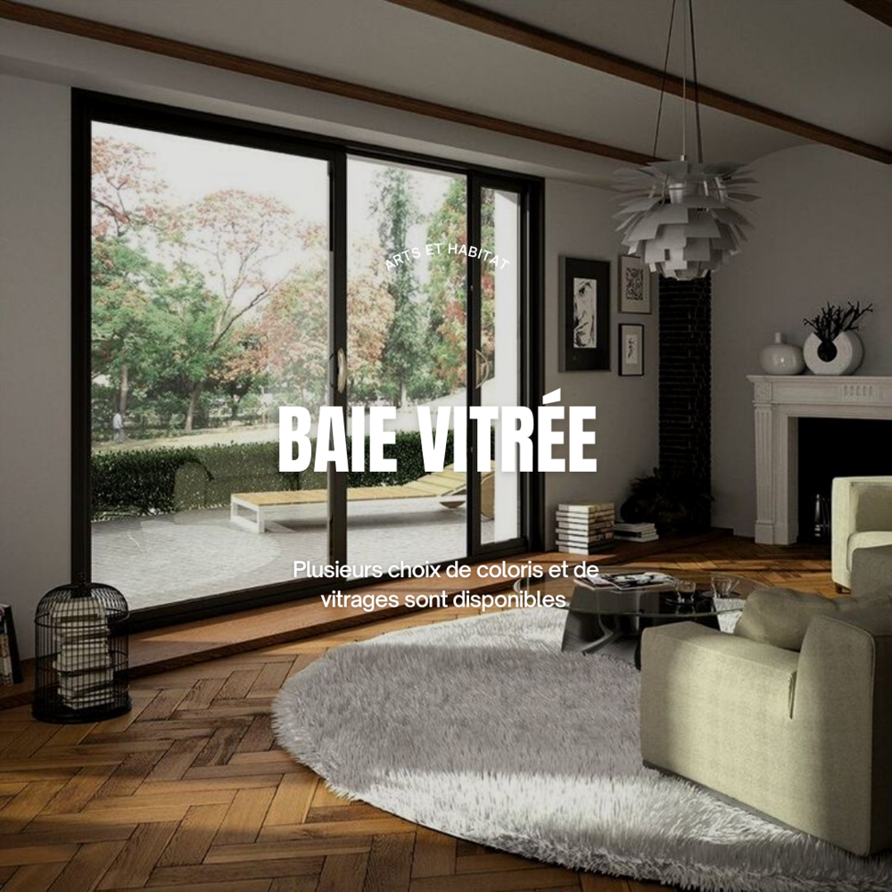 Baie vitr&eacute;e Alu profils Sch&uuml;co Bricolage