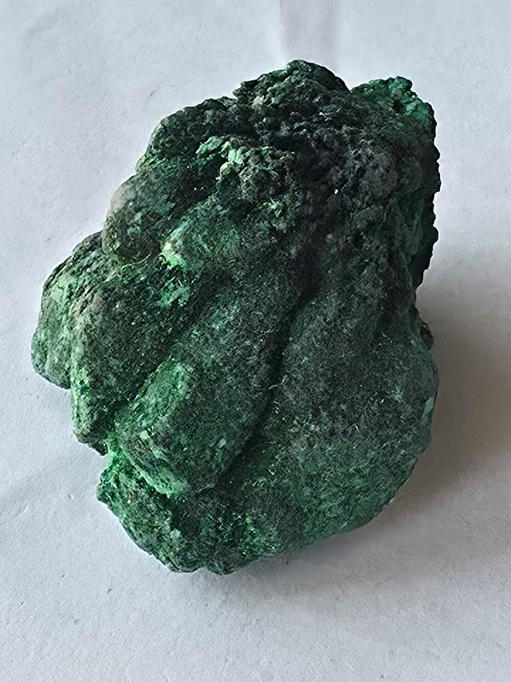 Malachite Fibreuse du Katanga-Rare Stalactite Naturelle 48g 