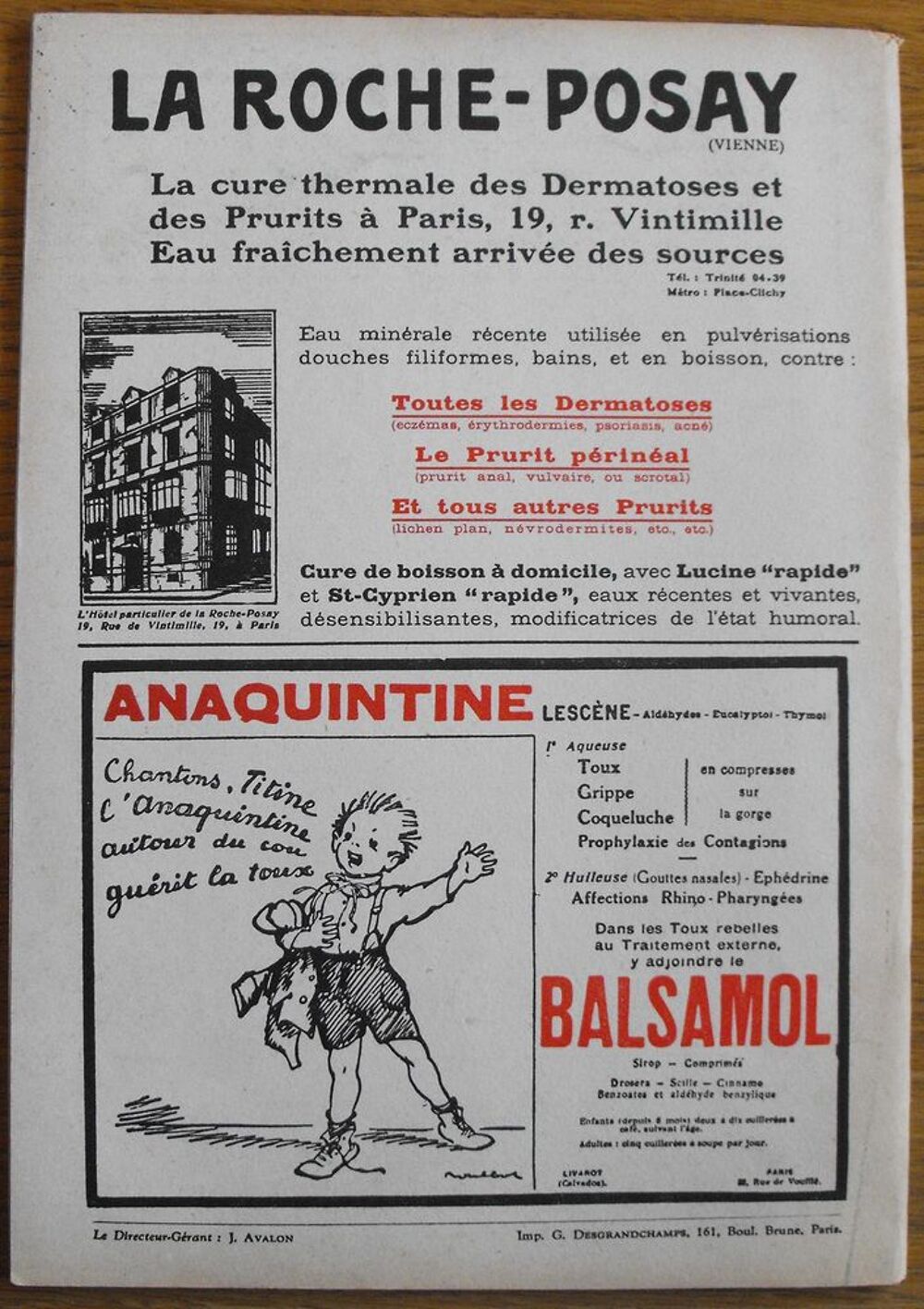 REVUE AESCULAPE N&deg; 2 F&Eacute;VRIER 1939 Livres et BD