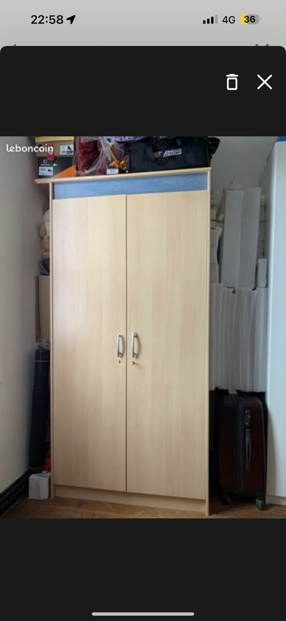 Lit + bureau + armoire Meubles