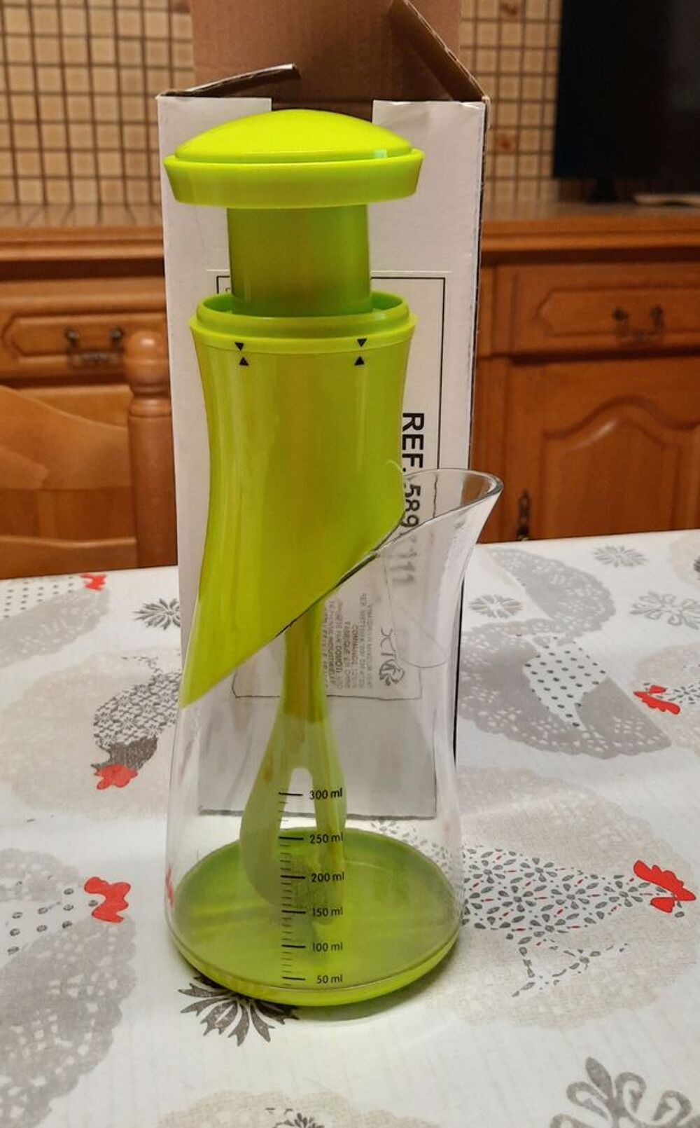 Vinaigrier mixer shaker- vinaigrette sans &eacute;claboussures neuf Cuisine
