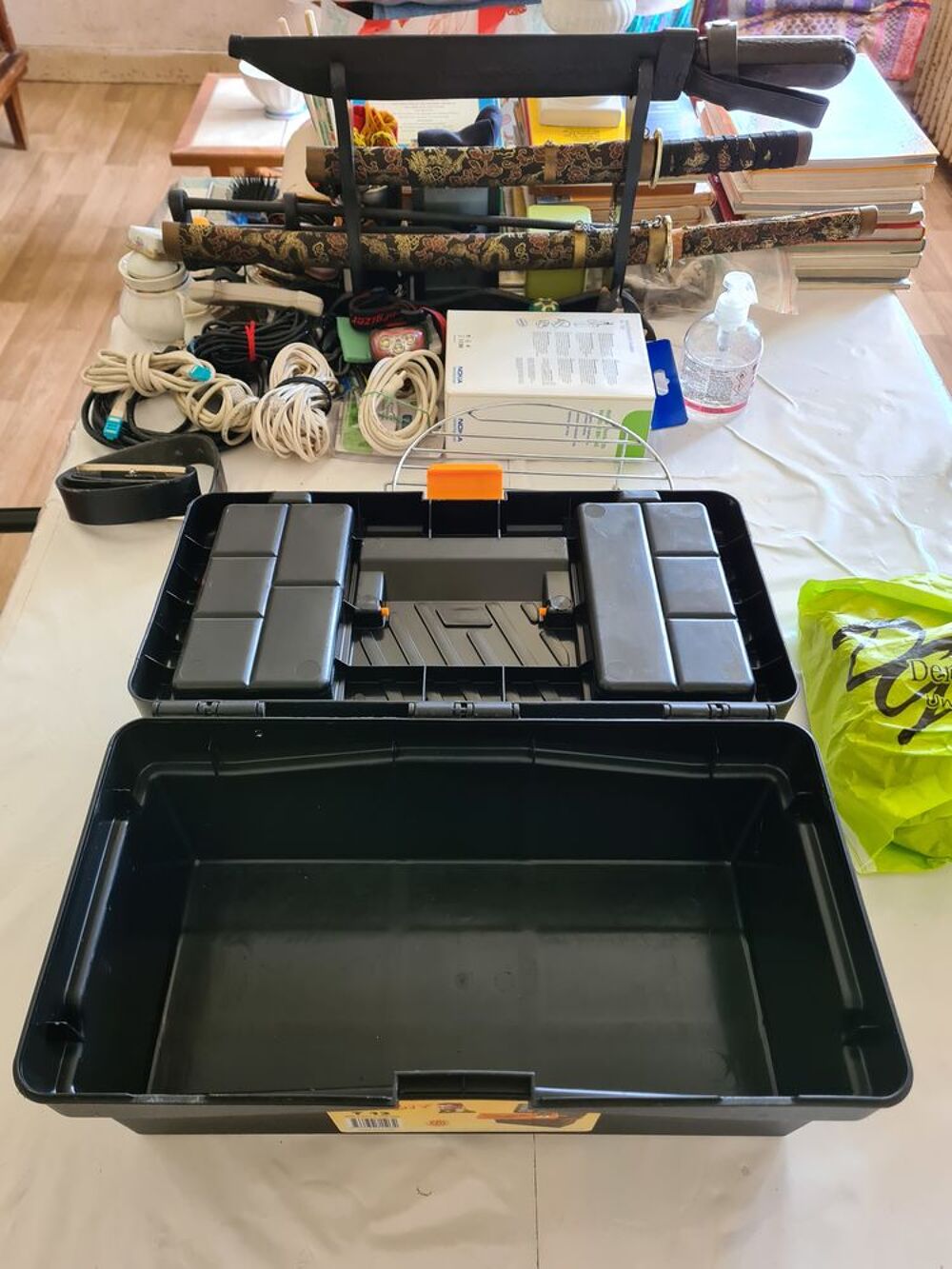 Bo&icirc;te FR Caisse - Coffre &agrave; Outils En 100% Pvc Raaco Diy 15 L Bricolage